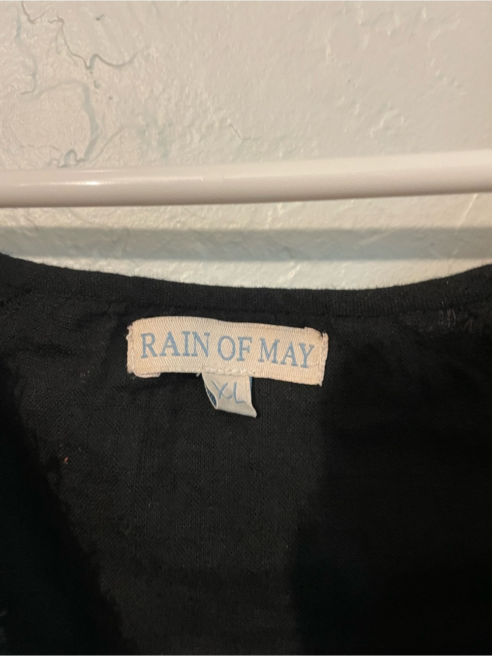 Rain of May black cotton tunic - Picture 2 of 6